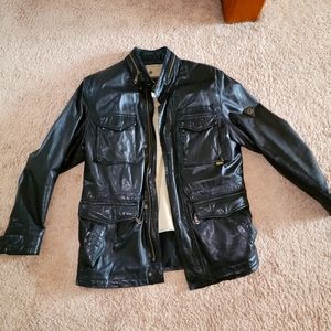 M65 buffalo leather handmade jacket
